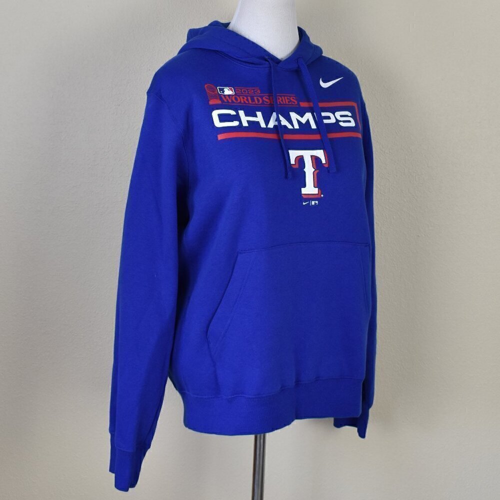 Nike Texas Rangers 2023 World Series Hoodie NEW M - Picture 6 of 8